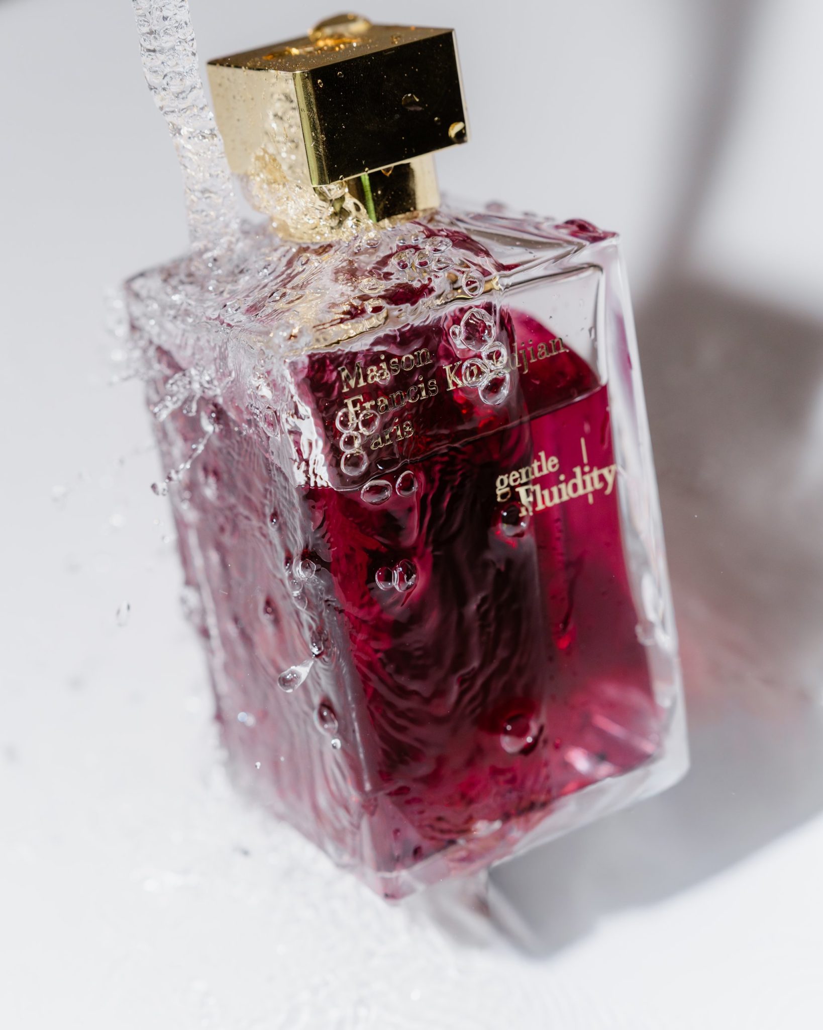 Parfum der Braut im Wasserspritzer