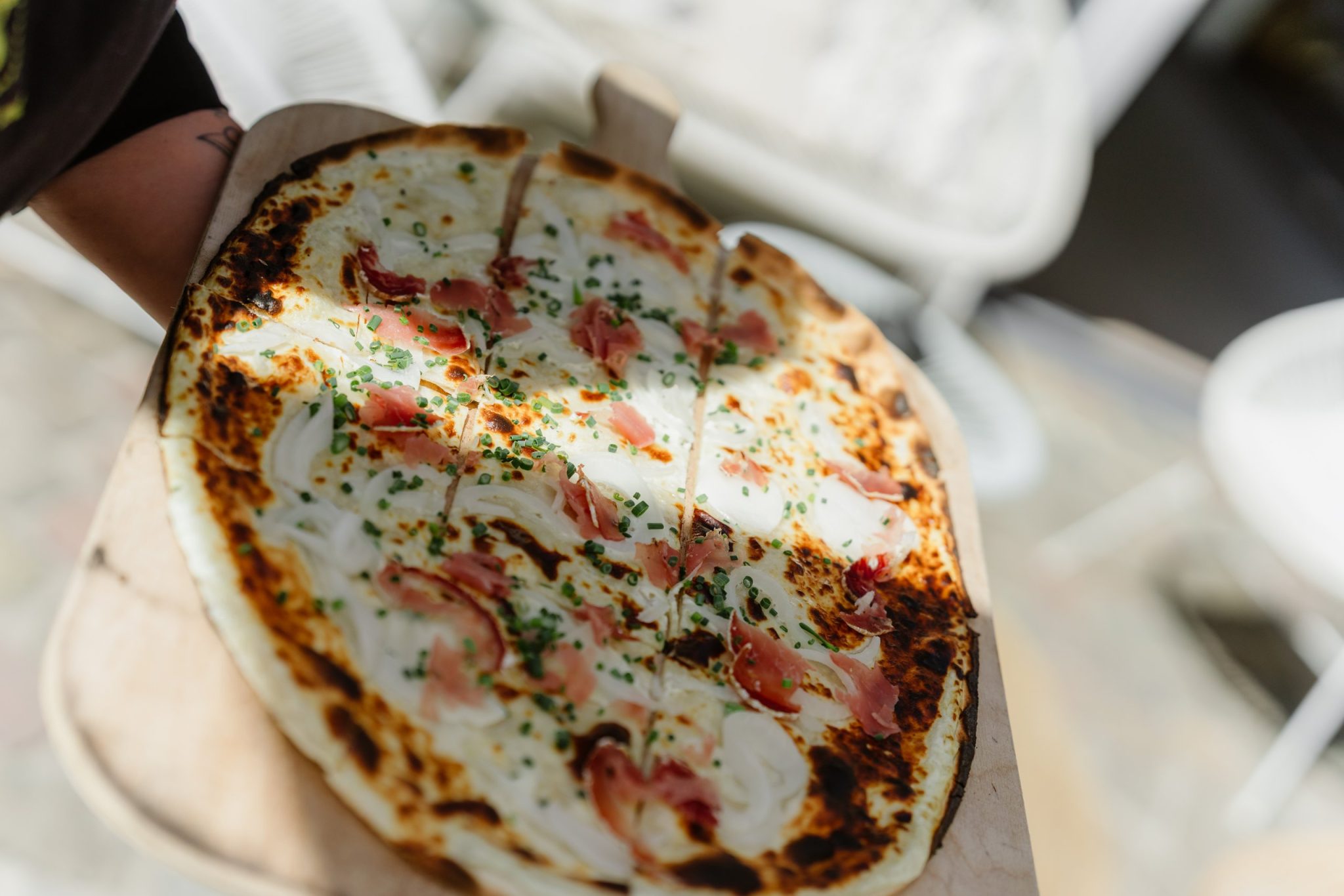 Pizza aus der Küche des Kitchen & Soul in Baden-Baden
